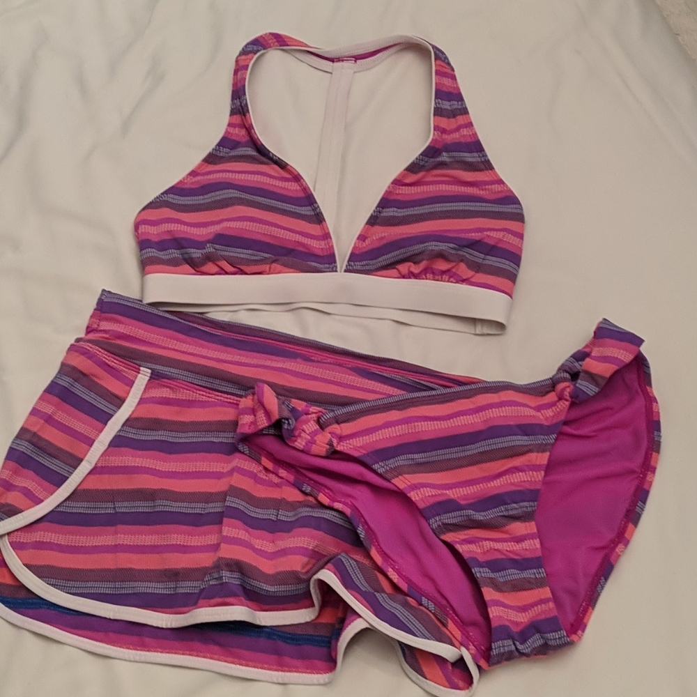 Swimming bikini +skirt